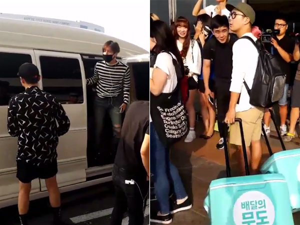 Wah, Ada HaHa ‘Running Man’ Ditengah Kerumunan Fans SHINee di Bandara!