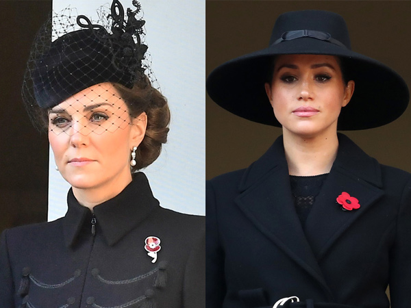 Penampilan Kate Middleton dan Meghan Markle yang Kharismatik di Acara Peringatan Korban Perang Dunia