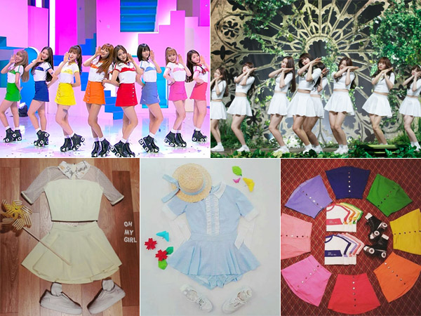 Modis dan Colorful, Intip Cantiknya Kostum Panggung Oh My Girl Yuk!