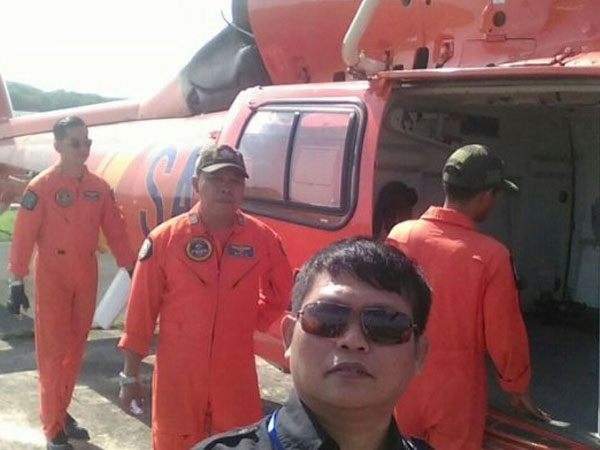 Selfie Terakhir Kru Helikopter Basarnas Sebelum Kecelakaan