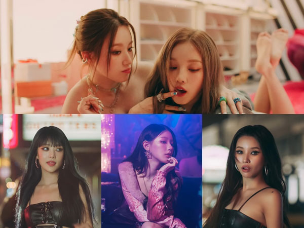 (G)I-DLE Berlomba Jadi Ratu Paling Populer di MV Comeback 'Queencard'