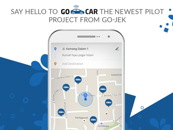 Diam-diam, Go-Jek Sudah Pasang Layanan Go-Car di Aplikasi