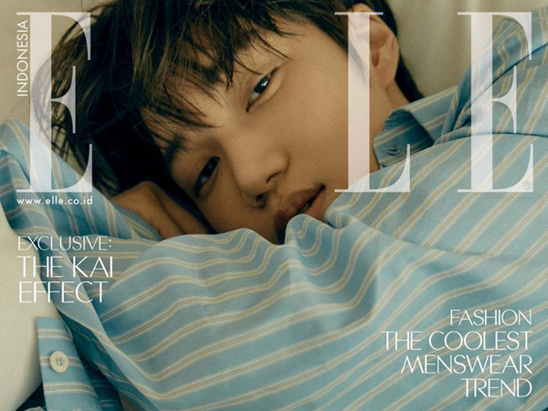 Kai EXO Jadi Model Pria Pertama yang Hiasi Cover Majalah Elle Indonesia