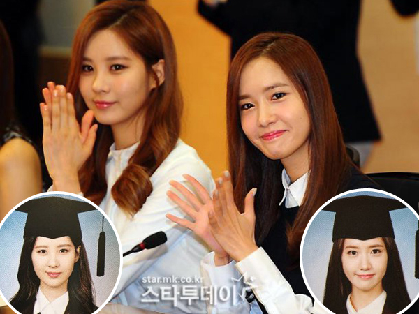 Cantiknya YoonA dan Seohyun SNSD Saat Mengenakan Toga Wisuda!