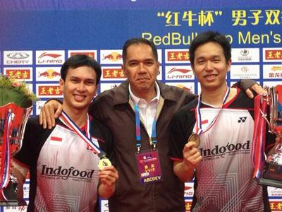 Ahsan/Hendra Susul Tontowi/Liliyana Jadi Juara Dunia di WBC 2013!