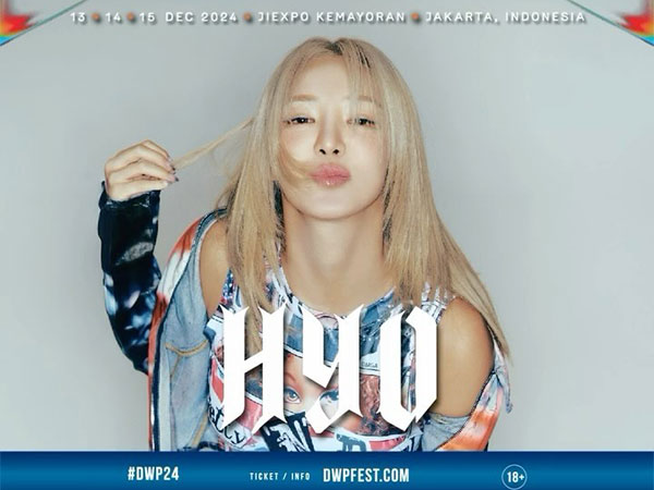 Hyoyeon SNSD Bakal Tampil di DWP 2024 Hari Ketiga