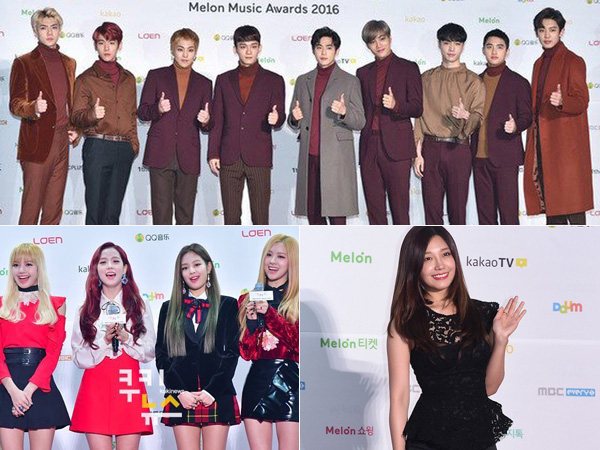 Simak Gaya Fashion Para Idola K-Pop di Red Carpet MelOn Music Awards 2016 (Part 2)