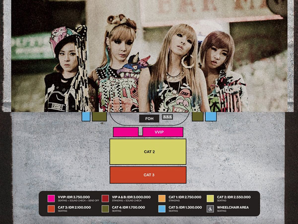 Dijual Minggu Depan, Tiket Konser 2NE1 di Jakarta Mulai dari 1,3 Juta