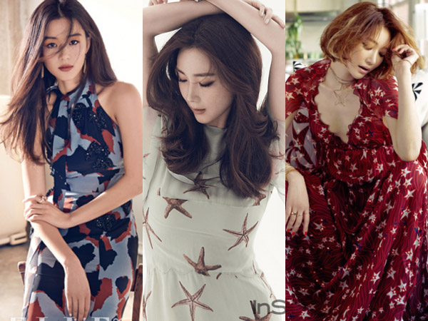 Lima Gaun Mewah dan Grande yang Dikenakan Para Aktris Ternama Korea di Photoshoot