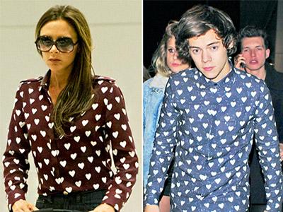 Kemeja Kembar Victoria Beckham & Harry Styles, Siapa Lebih Modis?