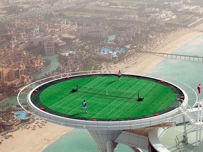 Ini Dia Lapangan Tennis Tertinggi di Dunia!