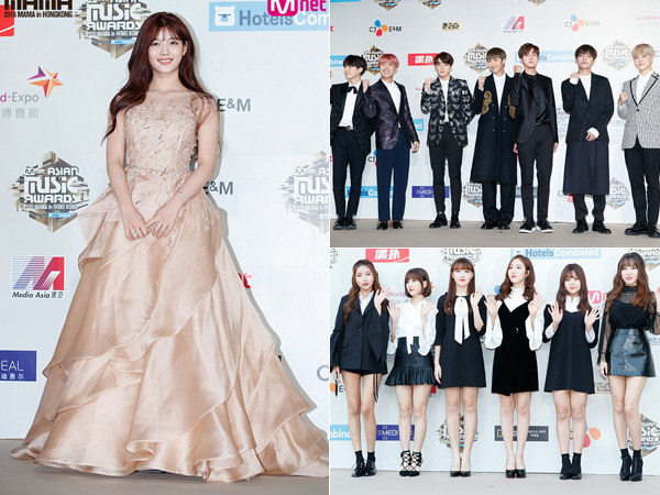 Simak Modisnya Red Carpet Fashion Para Presenter dan Idola K-Pop di MAMA 2016 (Part 1)