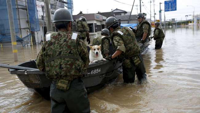 Tewaskan 7 Warga, Banjir Jepang Ikut Sapu Sampah Radiasi Nuklir