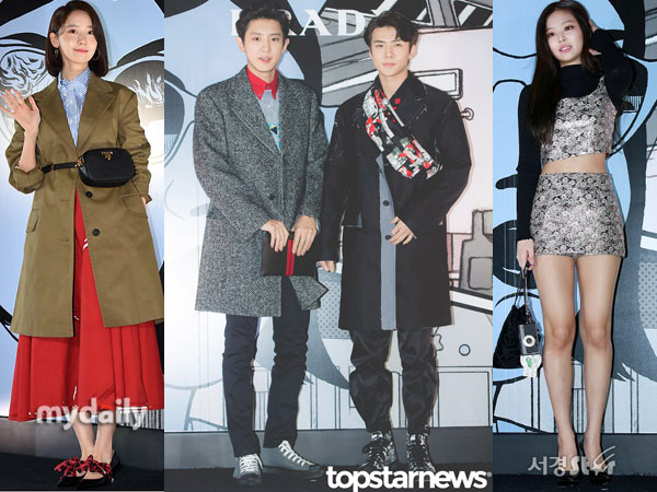 Penampilan Stylish Seleb Korea di Prada Comics Collection Party