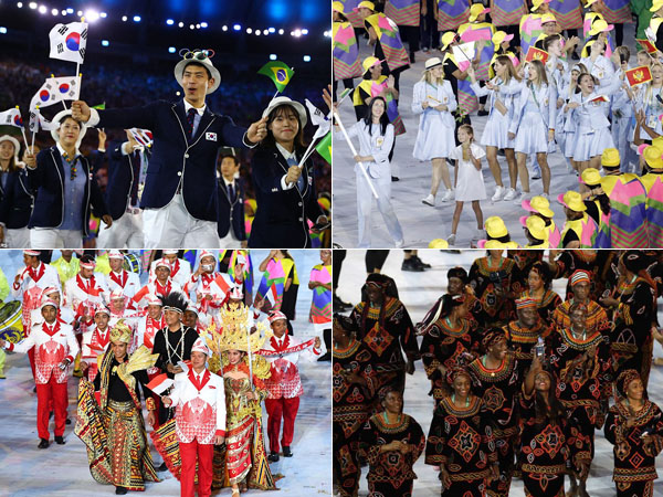 Inggris Hingga Indonesia, Inilah 7 Negara Berkostum Terbaik di Pembukaan Olimpiade Rio 2016