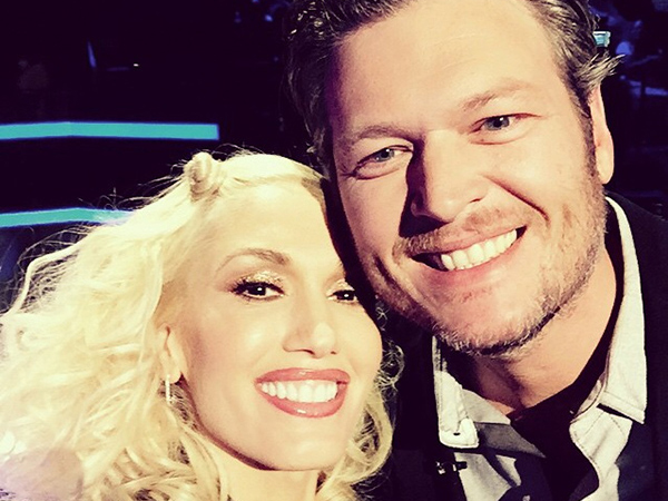 Resmi Pacaran, Gwen Stefani dan Blake Shelton Muncul Perdana di 'The Voice'