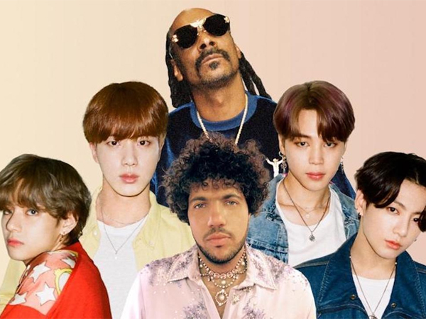BTS Umumkan Kolaborasi dengan Snoop Dogg dan Benny Blanco Bulan Depan