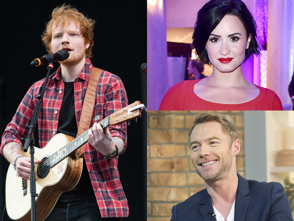 Ronan Keating Hingga Demi Lovato Minta Ed Sheeran Jadi Penyanyi di Pernikahannya