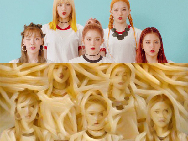 Intip Kreatifitas Fans yang 'Ubah' Foto Red Velvet dengan Spagetti