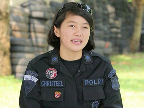 Sosok Briptu Rachel 'Wonder Woman' Cantik yang Ikut Operasi Evakuasi 155 Tahanan Kerusuhan Mako Brimob