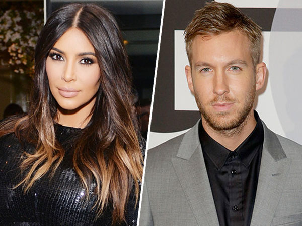 Pasca Berseteru dengan Taylor Swift, Kim Kardashian Pesta Bareng Calvin Harris