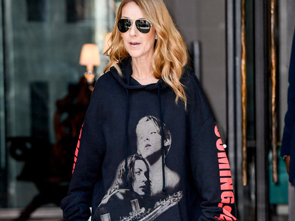 Nostalgia, Celine Dion Kenakan Sweater Bergambar Adegan Ikonik Film ‘Titanic’