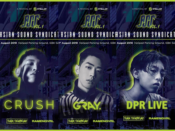 Ini Harga Tiket Asian Sound Syndicate Vol. 1 yang Menghadirkan Gray, Crush, dan DPR Live