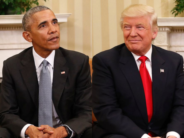 Sempat Saling Cela, Apa Yang Dibicarakan Donald Trump dan Presiden Obama di White House?