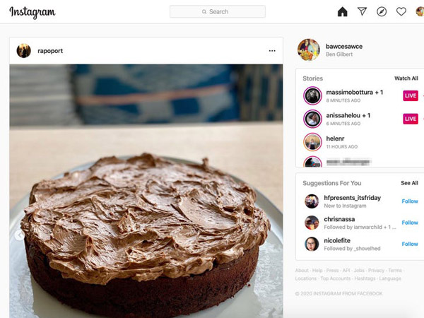 Instagram Live Juga Sudah Bisa Ditonton Lewat Desktop