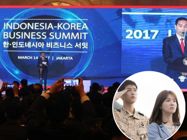 Presiden Jokowi Buka Event 'Indonesia-Korea Business Summit 2017' dengan Kutipan Drama 'Descendants of the Sun'