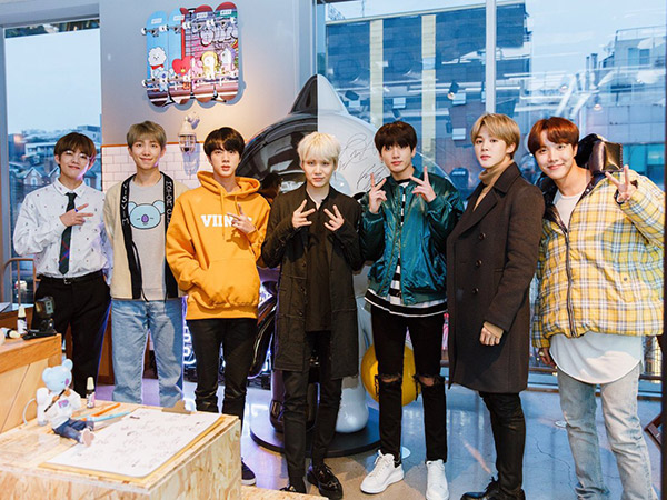 Mengintip Kafe Berinterior Manis Hasil Kerja Sama Line Friends dan BTS di Kawasan Itaewon