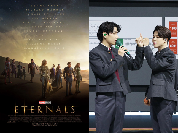 Lagu Unit Jimin dan V BTS Jadi Soundtrack Film Marvel 'Eternals'