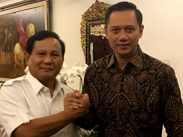 Ini Yang DIbicarakan Prabowo dan AHY Saat Bertemu di Kertanegara