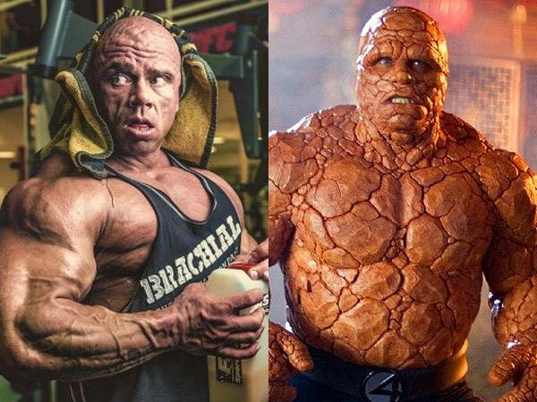 Wow, Tubuh Binaragawan Ini Tampak Mirip Superhero 'The Thing' dalam Film ‘Fantastic 4’!