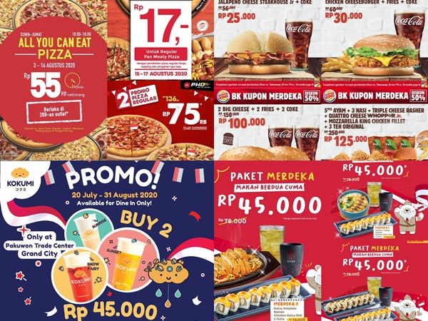 Jangan Kelewatan, Ini Deretan Promo Menarik Spesial HUT RI ke 75 (Part 1)