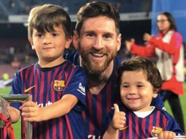 Barcelona Kebobolan, Lucunya Anak Lionel Messi Malah Ikut Merayakan Gol Lawan