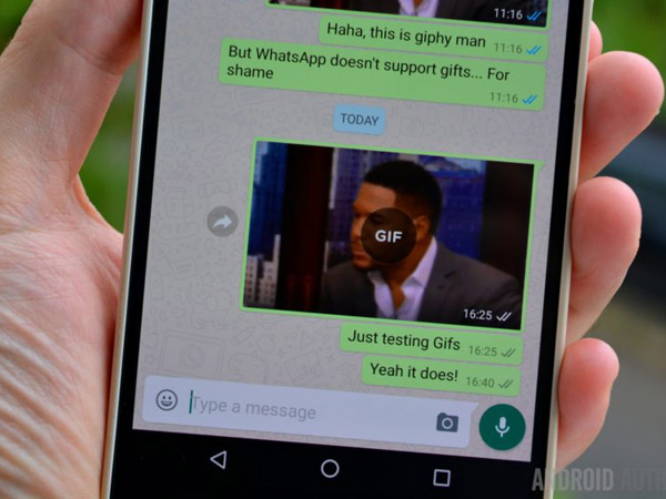 Susul iOS, Aplikasi WhatsApp di Perangkat Android Kini Bisa Kirim GIF