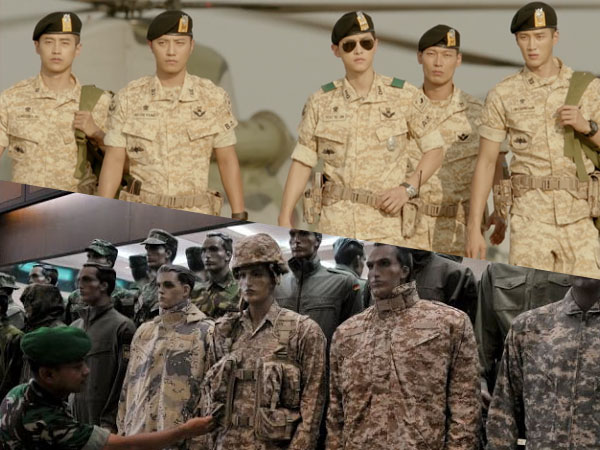 Wow, Seragam Tentara Song Joong Ki di ‘Descendants of The Sun’ Dibuat di Indonesia?