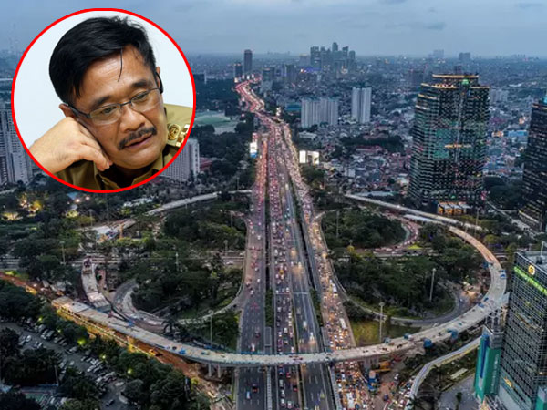 Simpang Susun Semanggi Sudah Dicorat-Coret Warga, Djarot: Ngelus Dada