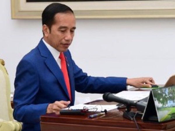 Tabuh Genderang Perang Jokowi Lawan Corona di Virtual Meeting KTT G20