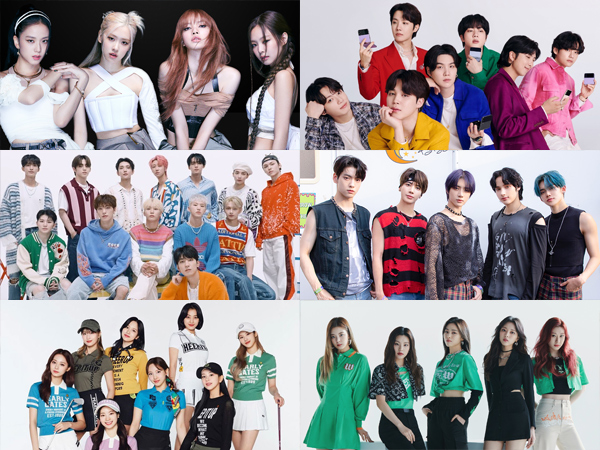 BLACKPINK, BTS, SEVENTEEN, TXT, TWICE, dan ITZY Dinominasikan untuk MTV Europe Music Awards 2022