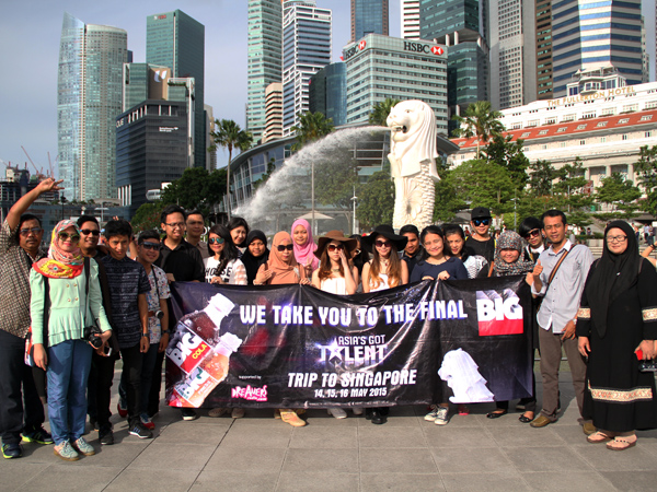 Ini Serunya Perjalanan Pemenang Kontes BIG Cola Asia's Got Talent ke Singapura!