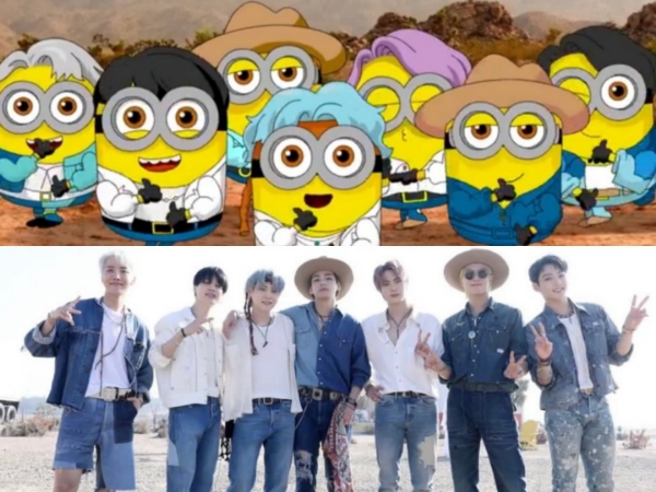BTS Berubah Menjadi Minion dalam Teaser Kolaborasi dengan Film 'Despicable Me 4'