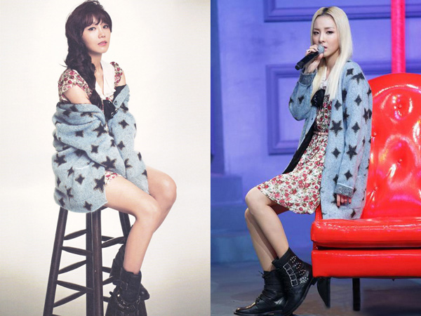 Sweater Dress Kembar Eunji A Pink vs Dara 2NE1, Who Wore It Better?