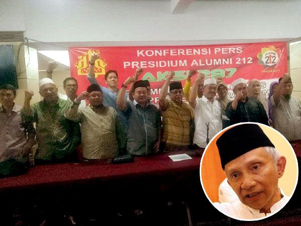 Tolak Perppu Ormas, Alumni 212 Dipimpin Amien Rais Siap Gelar Aksi 287 Siang Ini