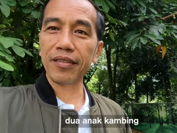 Tersirat Pesan, Presiden Jokowi Cerita Soal Kelahiran Anak Kambing Lewat Vlog Terbarunya
