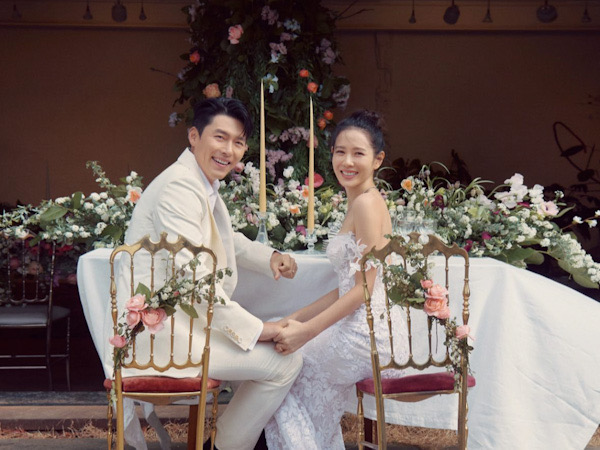 Son Ye Jin dan Hyun Bin Rayakan Satu Tahun Pernikahan