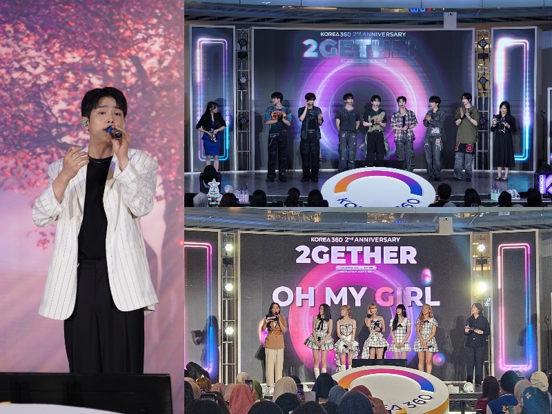 LUN8, Paul Kim, dan OH MY GIRL Meriahkan Anniversary ke-2 KOREA 360 di Jakarta