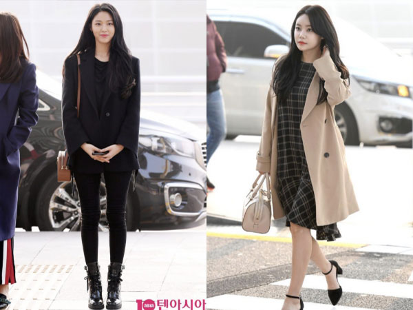 Intip Fashion Style Musim Gugur AOA Saat di Bandara Incheon Menuju Jakarta!