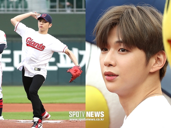 Penampilan Perdana Kang Daniel di Publik, Keren Jadi Anak Baseball